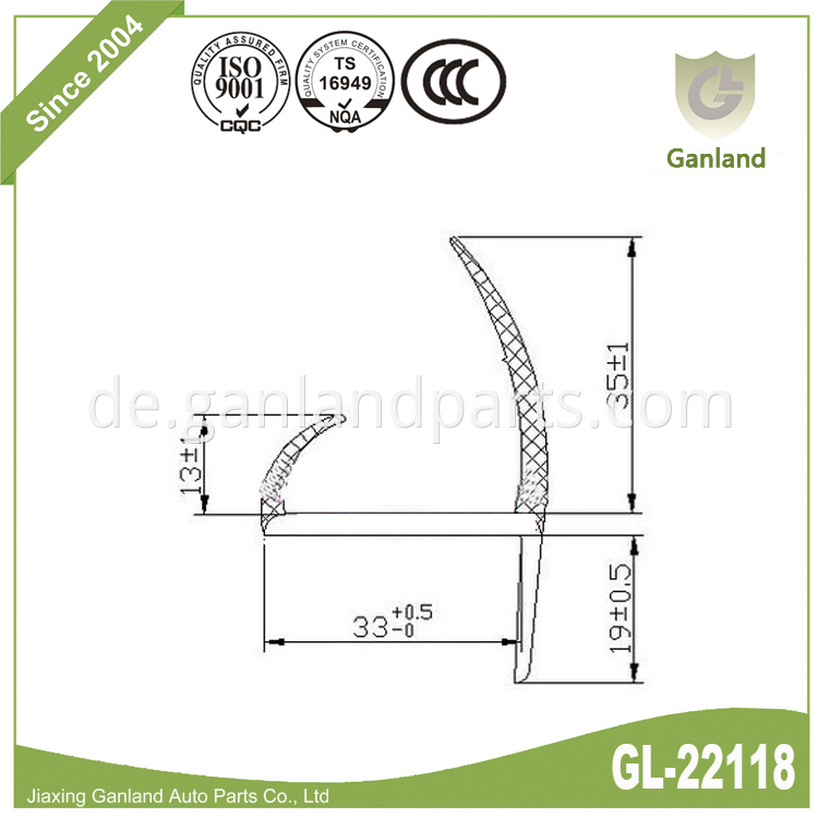 Cargo Truck Weather Seal gl-22118